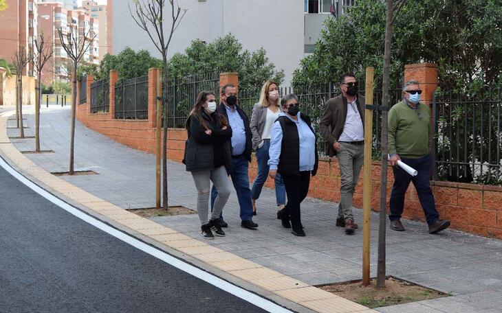 Benidorm finaliza las obras de la calle Denia mientras ejecuta otras actuaciones de mejora en varías vías de La Cala 